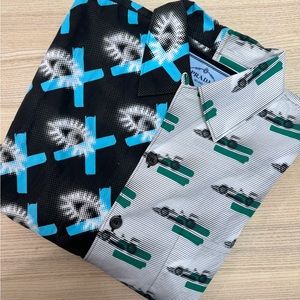 Men’s Prada Bowling Shirt